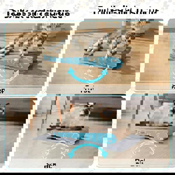 Skylos 2PCS Cat Scratching Board Cardboard Cat Scratcher Scratching Pad Lounge