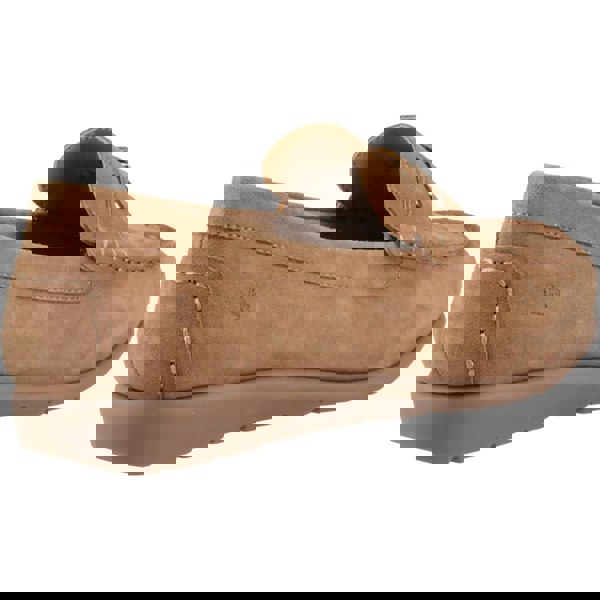 Hush Puppies Shelby Suede Suede Women's Tan Loafers