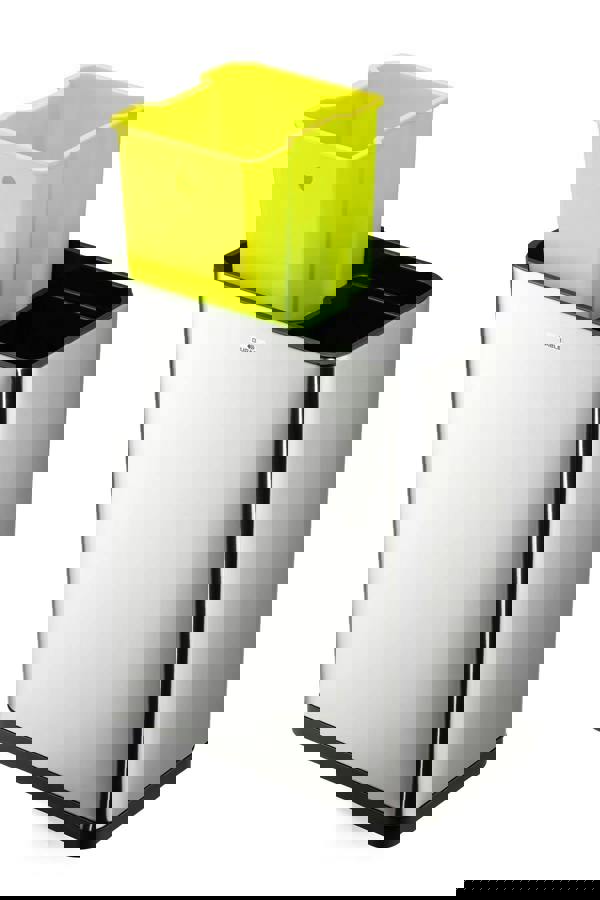 Durable DUO Motion Sensor Bin | Smart Automatic Steel Kitchen Waste Bin | 2x20L