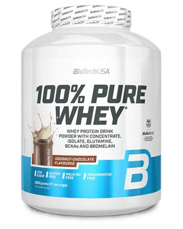 BioTechUSA 100% Pure Whey, Coconut-Chocolate - 2000g
