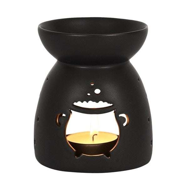 Serano Black Cauldron Cut Out Oil Burner