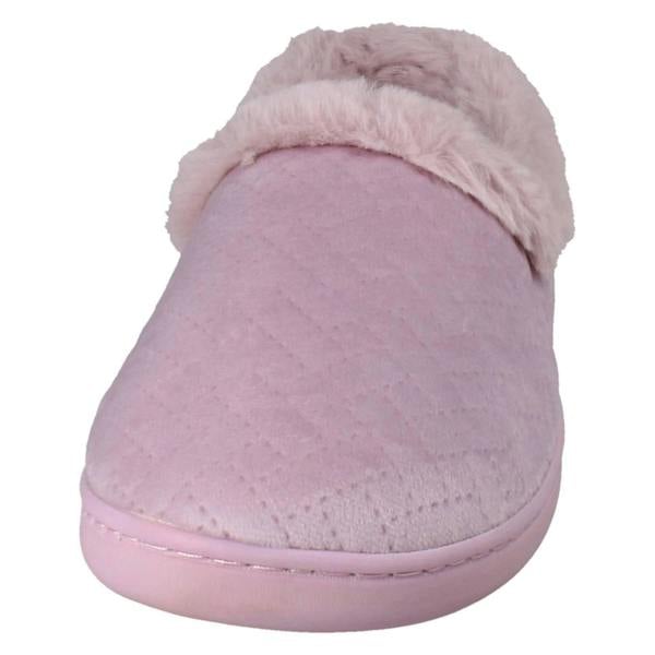 Clarks Ladies Clarks Wide Fitting Woven Quilted Slippers Twyla Star