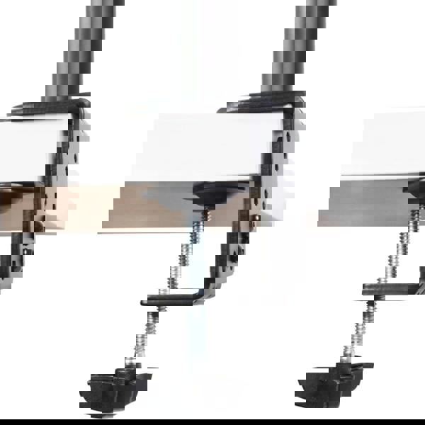 Gr8 Home Double Twin Arm Desk Mount TV LCD Monitor Computer Screen Bracket Dual 13"-27"