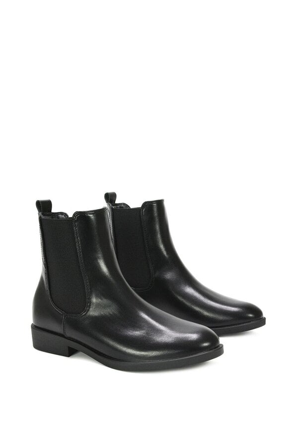 XY LONDON Chelsea Flatform Ankle Boots Pull On
