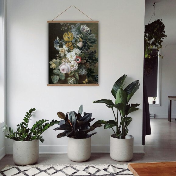 Love Frankie Vintage Bloemen Floral Bouquet Wall Hanging