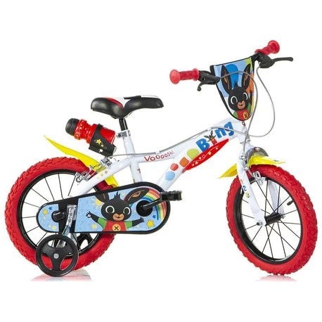 Dino Bikes Dino Bing 14in Kids Bike - White