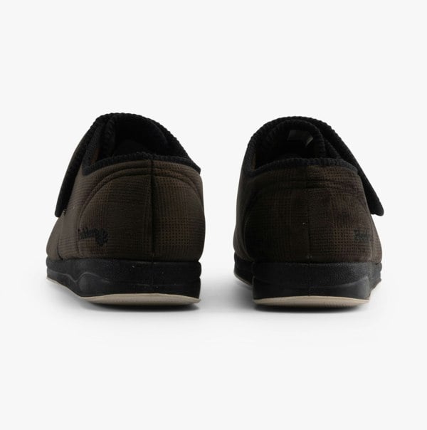 Padders CHARLES Mens Slippers Brown Checked