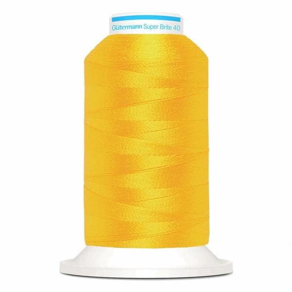 Gutermann Super Brite Polyester 40 Embroidery Thread 1000m Polyester Thread Suitable For Embroidery
