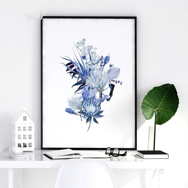 Pictures for home office | set of 3 wall art prints