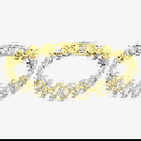 Swarovski Angelic Clear Crystal Pave Gold Tone Bracelet 5505469
