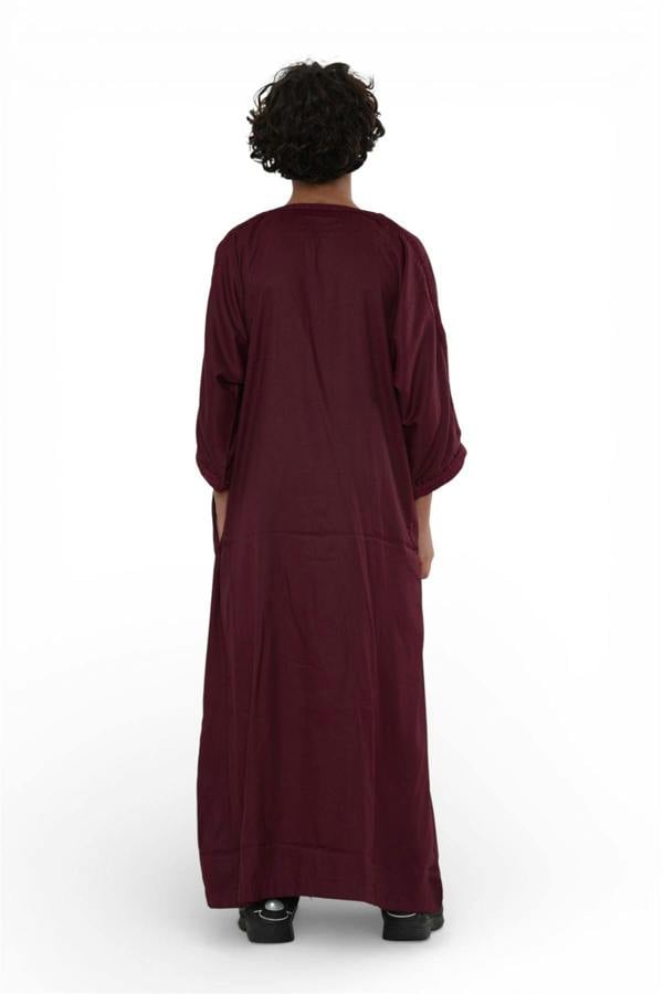 Infinity Leather Kid's Boys Moroccan Thobe Jubba Robe Eid Djellaba Gandoura - K-HM62
