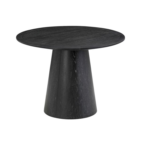 Furniture Edit Sahara Black Oak Round Dining Table