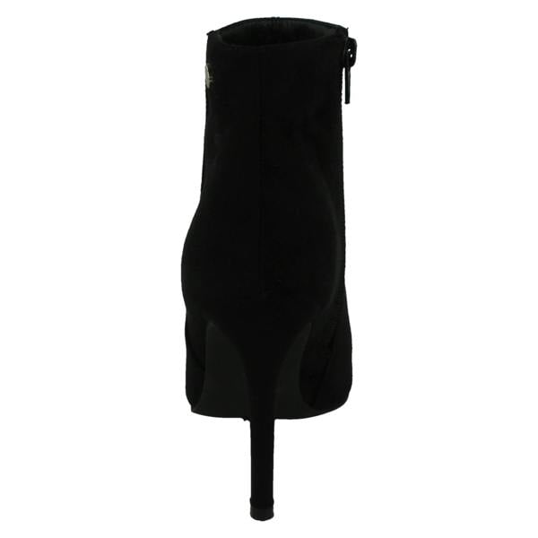 Spot On Ladies Spot On High Heel Stiletto Ankle Boots F51219