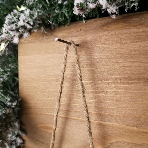 Samuel Alexander 55cm Wooden Skis with Decorative White Fur and Silver Bells Christmas Decoration