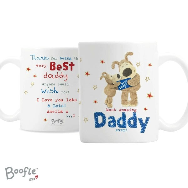 Personalised Memento Company Personalised Boofle Most Amazing Daddy Mug