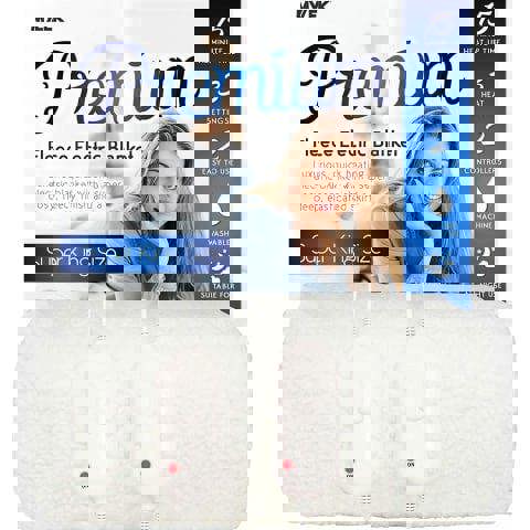 Mylek Electric Blanket Super King Size Bed Premium Fleece Underblanket Dual Control with Elasticated Skirt