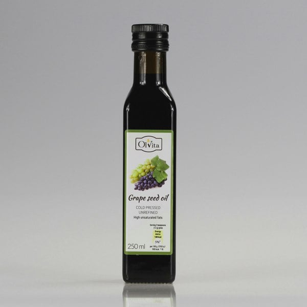 Ol'Vita Grape Seed Oil | Cold Pressed | Unrefined