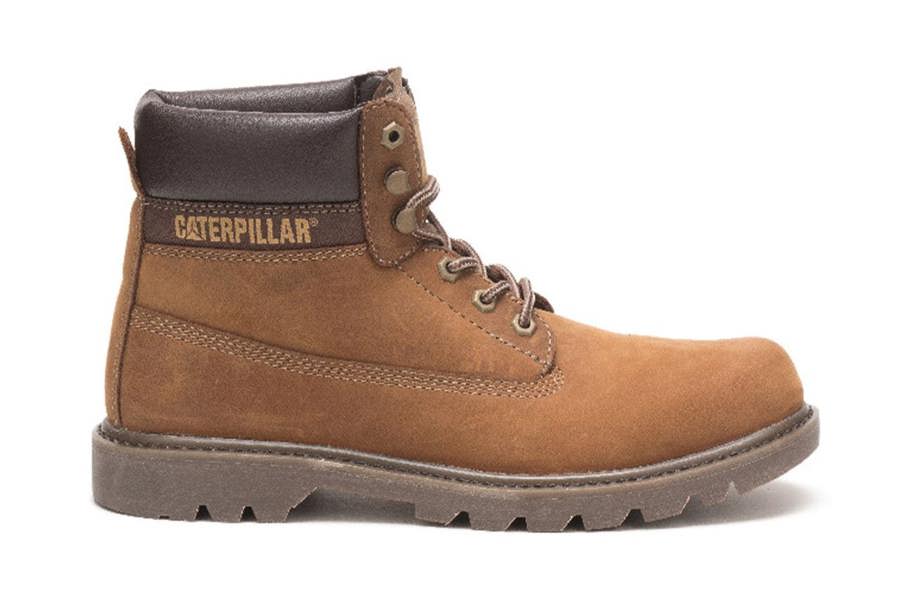 Caterpillar CAT (Caterpillar) Colorado 2.0 Beige Leather Hiking Ankle Boots