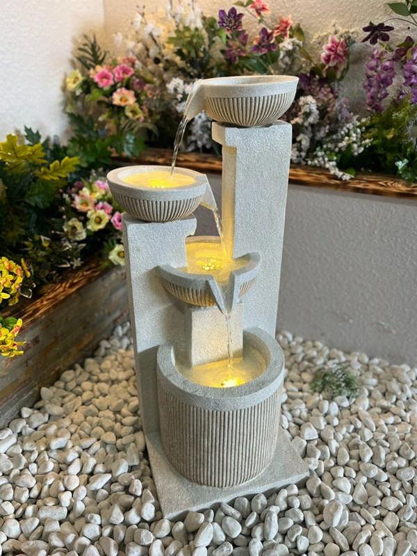 Tranquillity Water Features Diablo Pour Contemporary Water Feature