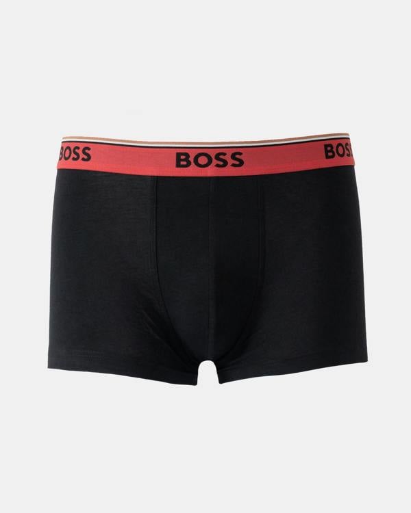 BOSS Orange Power 3-Pack Mens Trunks - Black 005