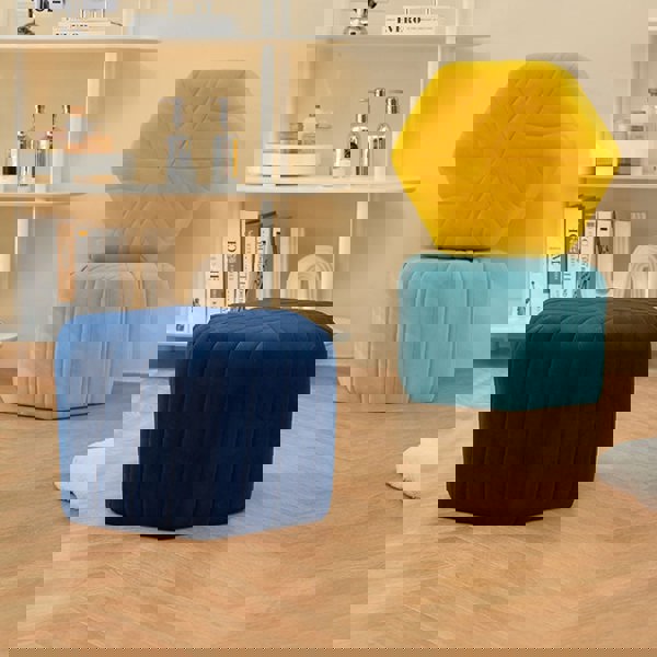 Della Footstool, Velvet-Rit Concept-Rit Concept