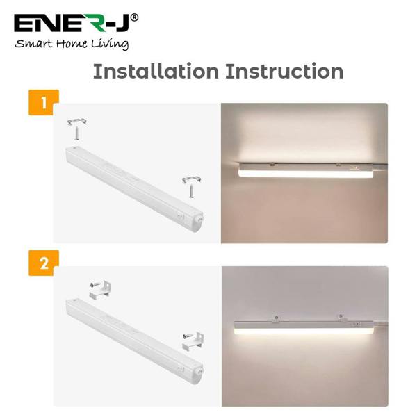 ENER-J Linkable cable for T5 Batten Light, 30cms(Pack of 4)