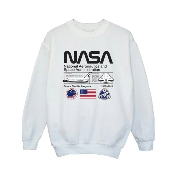 NASA Boys Space Admin Sweatshirt - White