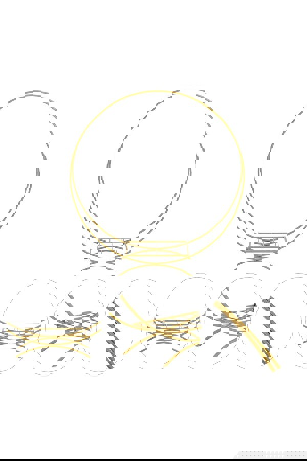 Living and Home Wedding Double Ring Flower Rack