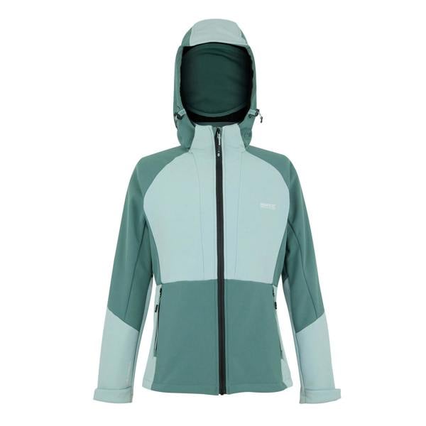 Regatta Womens/Ladies Desoto Soft Shell Jacket - Spruce Green/Green Haze - 
