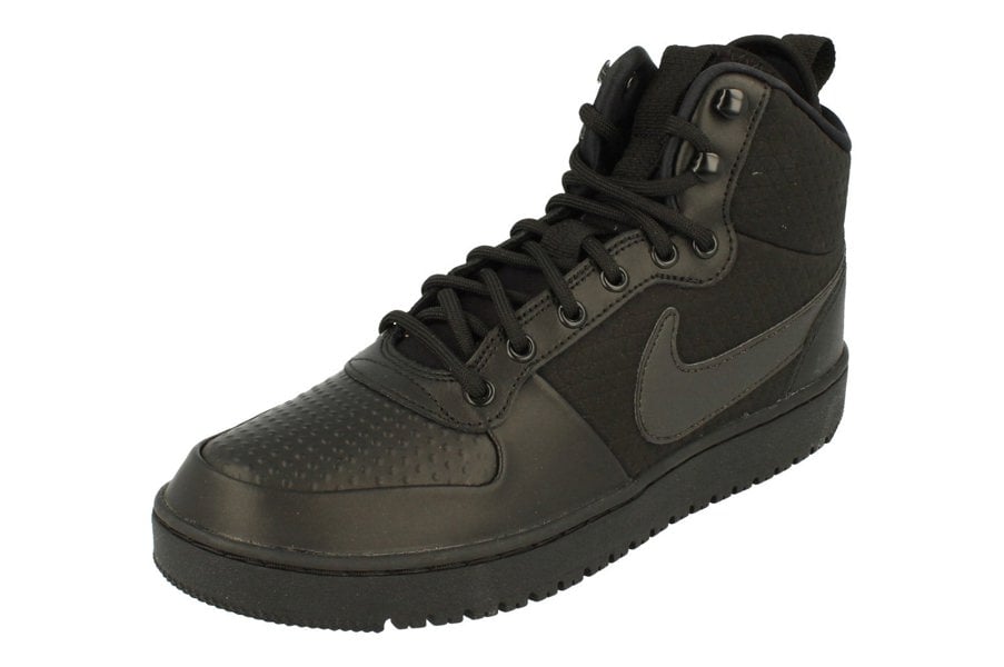 Nike Court Borough Mid Winter Mens Hi Top Trainers Aa0547  002 - Black Black 002 - Photo 0