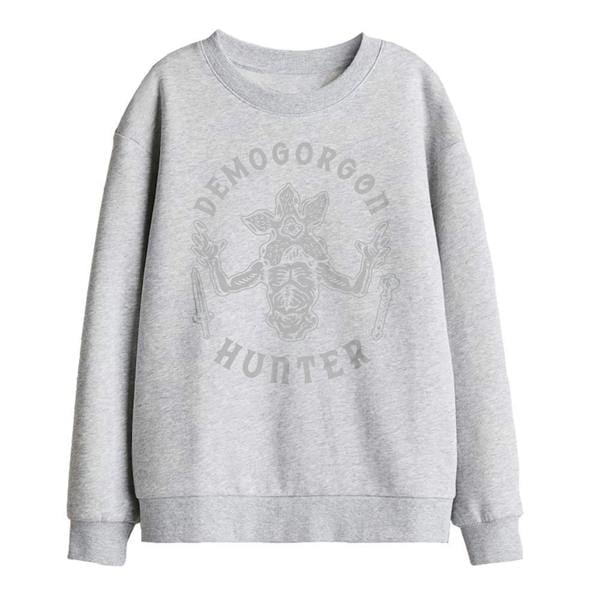 Stranger Things Childrens/Kids Demogorgon Hunter Sweatshirt - Athletic Heather - 