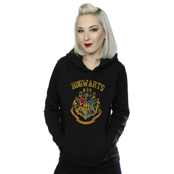 Harry Potter Womens/Ladies Hogwarts Varsity Hoodie - Black