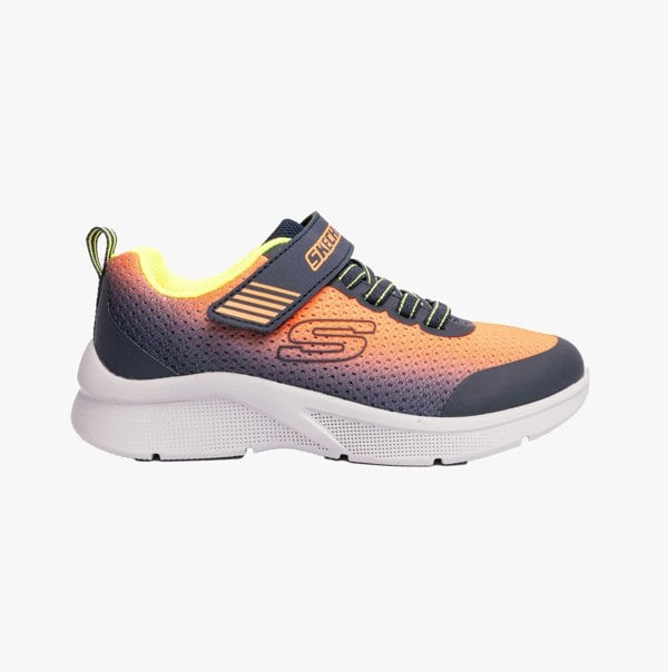 Skechers 403826L/ORNV MICROSPEC - ZORVA Boys Sport Orange/Navy