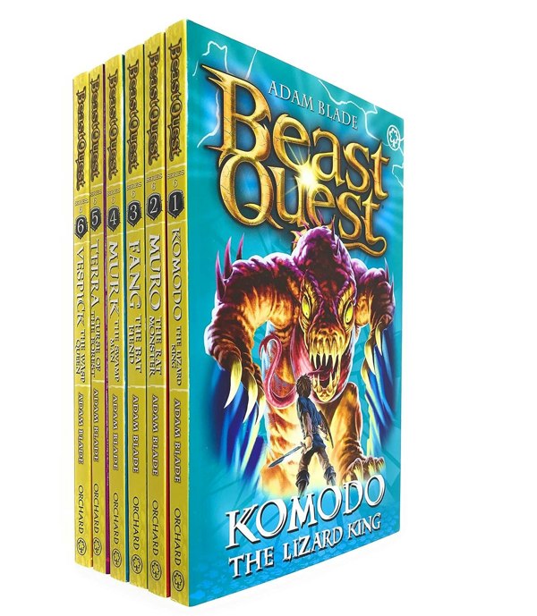 Orchard Books Beast Quest Series 6 The World Of Chaos Collection Set - Books 31-36 By Adam Blade