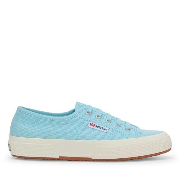 Superga Unisex Adult 2750 Cotu Classic Vegan Trainers - Crystal Azul/Avorio