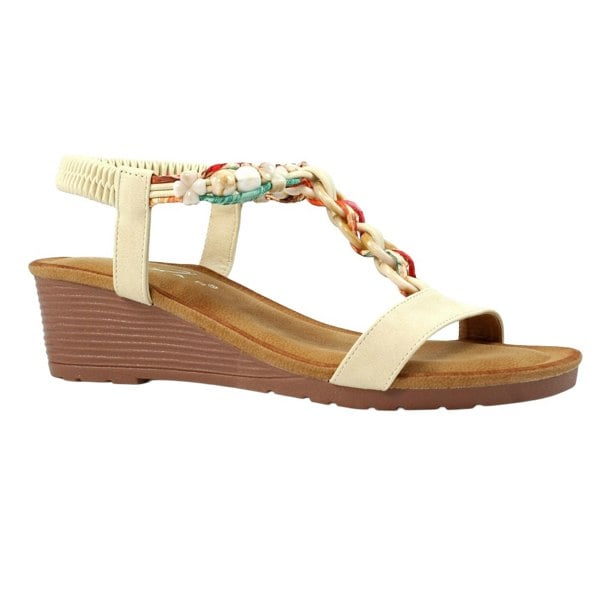 Lunar Womens Clemont Sandals - Beige