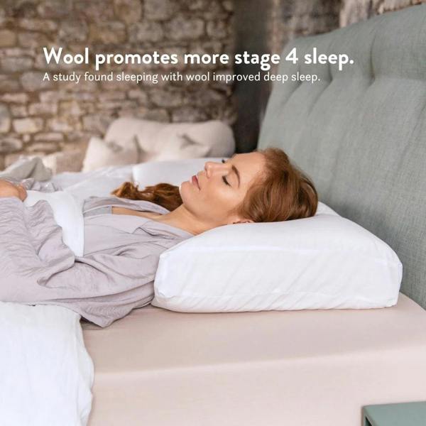 Putnams Height Adjustable British Wool Pillow