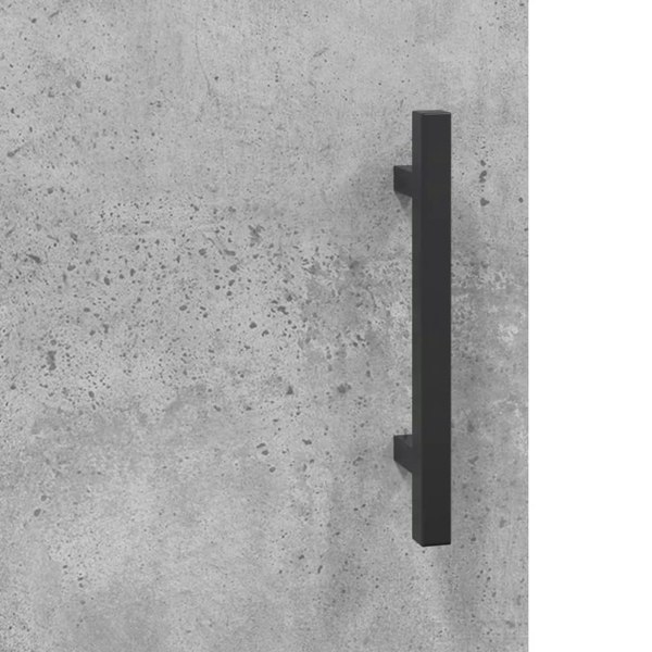 Berkfield Wall Cabinet Concrete Grey 60x31x70 cm Engineered Wood