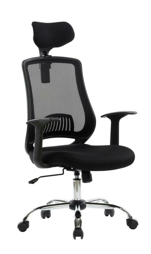 Dorel Home Florida Mesh Office Chair in Black