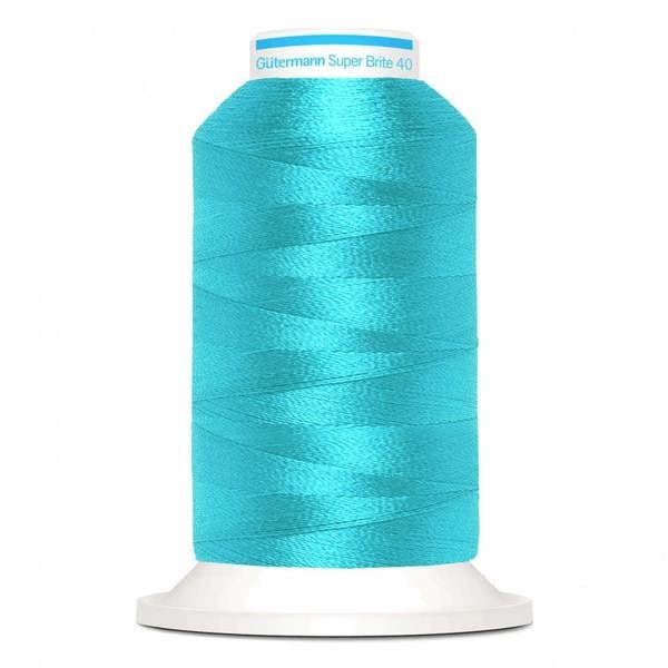 Gutermann Super Brite Polyester 40 Embroidery Thread 1000m Polyester Thread Suitable For Embroidery