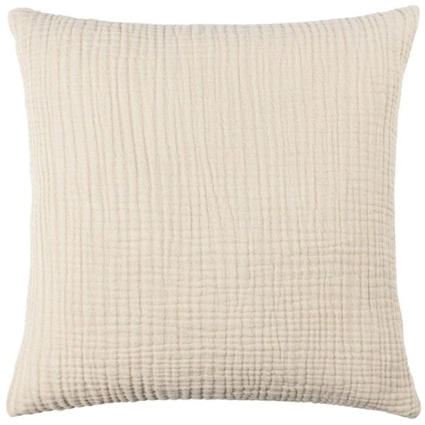 Yard Lark Cotton Crinkled Cushion Cover - Natural