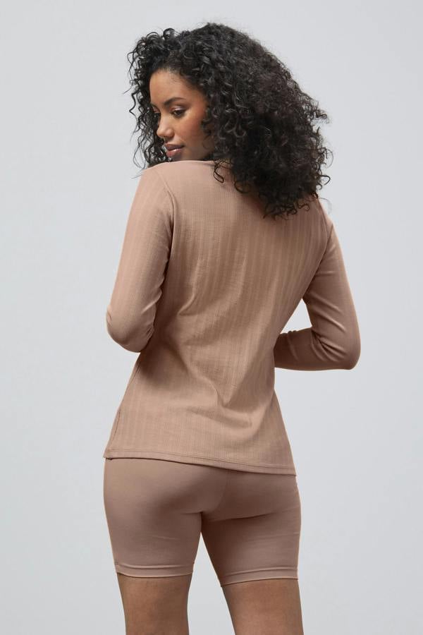 ENORSIA Ribbed Cycling Loungewear Set