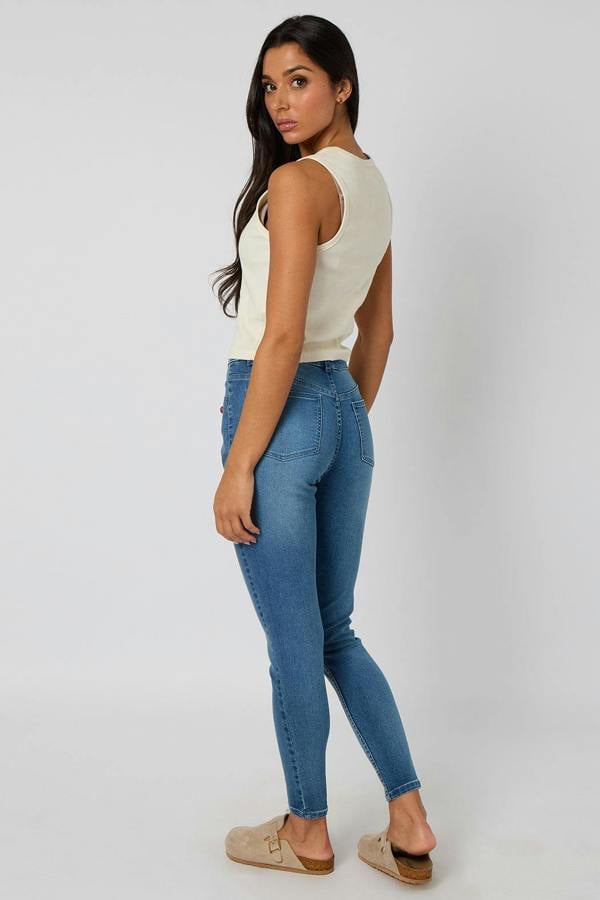 Urban Bliss Mid-Blue Jegging