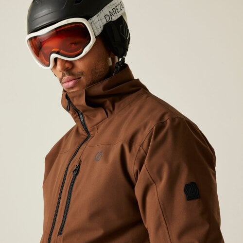 Dare 2B Mens Edge III Ski Jacket - Dark Brown/Black