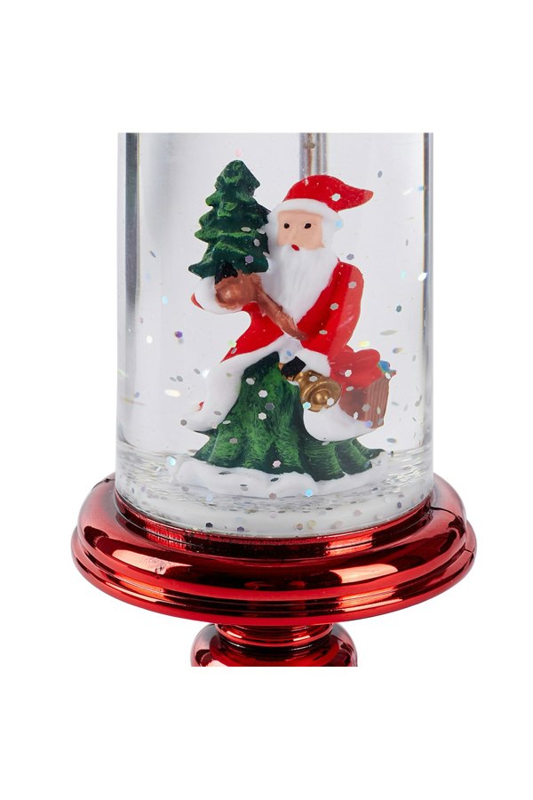 Living and Home LED Flameless Taper Flickering Battery Operated Candles Lights Christmas Candlesticks Decor