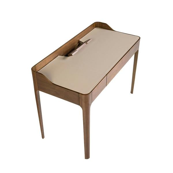 Angel Cerdá Writing desk with leatherette and walnut top 7147