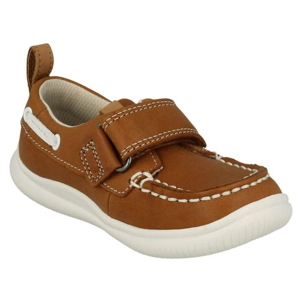Clarks Boys Clarks Casual Boat Style Shoe Cloud Snap