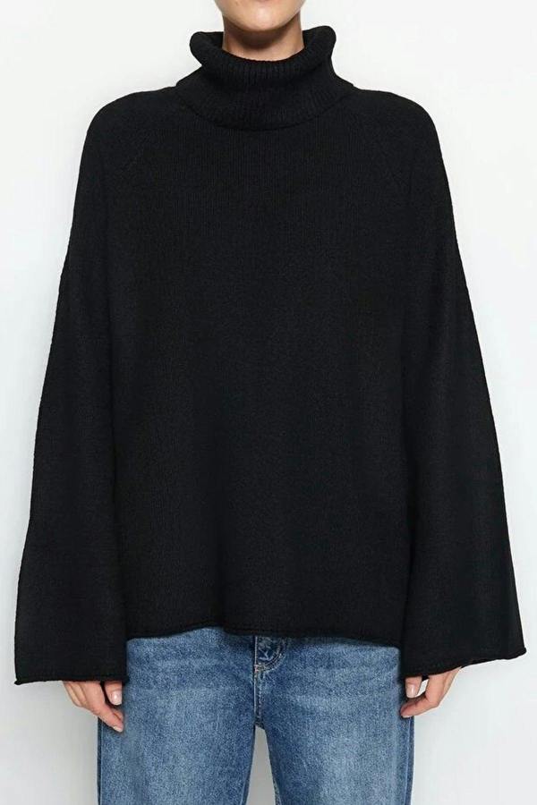 WOVCOR Oversize Soft-Textured Knit Sweater