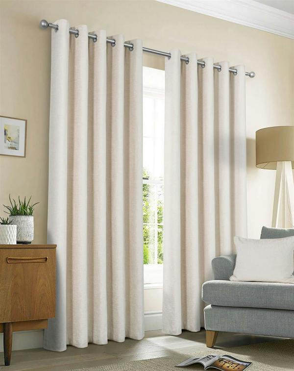 Amberley Natural Eyelet Curtains