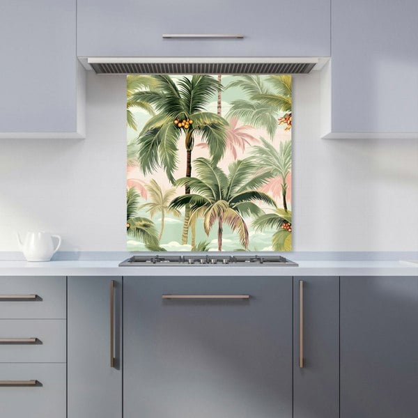 Warren Reed - Designer Palm Trees Pattern Kitchen Splashback